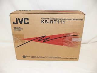 Brand New In Box JVC KS RT111 Cassette Car Receiver Radio AM/FM