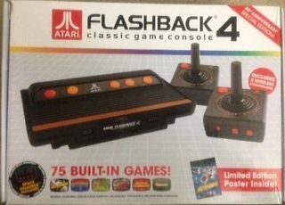 Atari Flashback 4 Classic Game Console AR2670 Retro System 75 Games