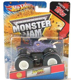 Hot Wheels Monster Jam Jurassic Park 1st Editions & Topps Card W4184