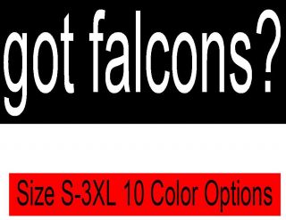 got falcons? T Shirt S 3XL Atlanta NFL Free ship 038B