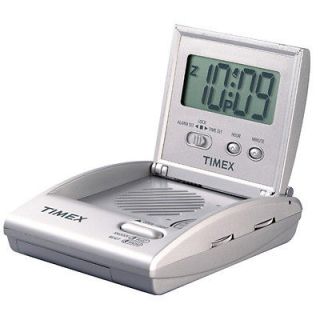 Timex Audio T315S Travel Alarm Clock Radio Silv T315S3
