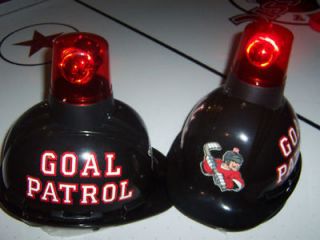 Goal Patrol Edmonton Oilers Ultimate Fan Helmet   Rotating Red Goal