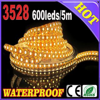 600Led/5M Waterproof IP65 Warm/Cool White LED Strip Christmas light