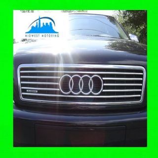 A8 CHROME TRIM FOR UPPER GRILL GRILLE W/5YR WARRANTY D2 (Fits Audi A8