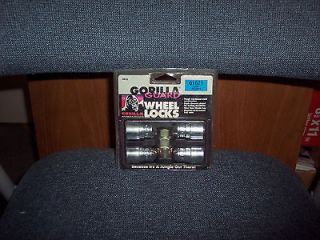 Gorilla 61671 Acorn Wheel Locks 7/16 in x 20 w/Key Set 67 68 69 Camaro