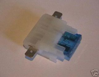 In Line Blade Fuse holder with 15 amp fuse protect accessories and