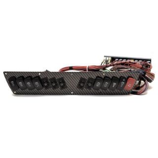 BAJA 07 BOAT SWITCH PANEL WITH FUSE BLOCK PANEL