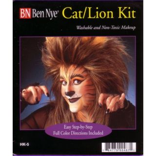Cat / Lion Animal Character Makeup Kit Ben Nye Theatrical DLX Costume