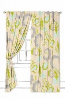New Anthropologie Mod Paisley Curtains NIP 2 Panals Curtain Floral 50