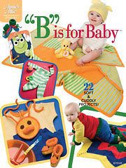 Crochet Pattern Book B is for BABY Afghans, Hats, Sweaters, Bibs