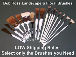 Bob Ross Landscape & Floral Brushes   Brand NEW   SAVE   LOW Shipping