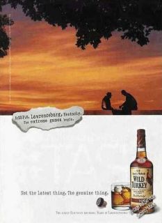 1999 Wild Turkey Lawrence KY Extreme Games Bourbon Ad