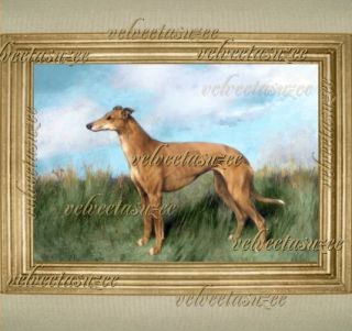 Dog Dollhouse Picture Dolls House Greyhound Picture Art