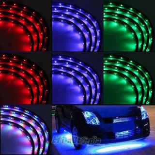 LED Under Car Glow Underbody System Neon Lights Kit 48 x 2 & 36 x 2