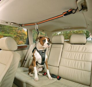 KURGO AUTO ZIP LINE AND TRU FIT HARNESS dog car safety seat belt lead