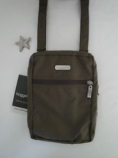 NEW Baggallini Small Wallet Bagg And Organization Shoulder Bag Brown