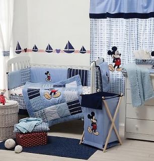 PIECE DISNEY MICKEY MOUSE BABY CRIB BEDDING COT SET RRP $250.00