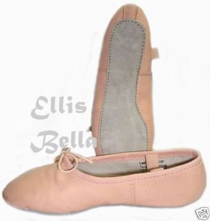 Ellis Bella full sole soft leather ballet dance shoe for children