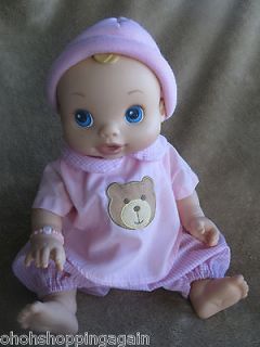 Baby Alive Doll Pink Clothes Wets N Wiggles Coos Babbles Kicks Hasbro
