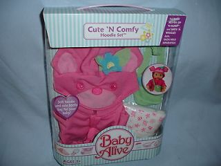 BABY ALIVE CUTE N COMFY HOODIE OUTFIT NEW