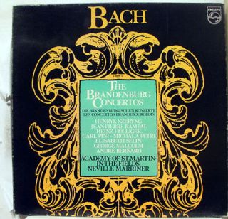 MARRINER bach brandenburg concertos 2 LP Mint  R 215127 Vinyl 1981