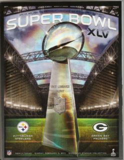 Super Bowl XLV 45 GAMEDAY PROGRAM Packers no barcode