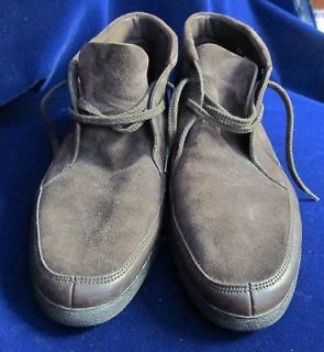 Mens SUNNY SIESTAS by BALLY Dark Brown Suede Shoe Boots Size 13M