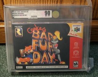Conkers Bad Fur Day (Nintendo 64, N64) VGA 90   Brand New