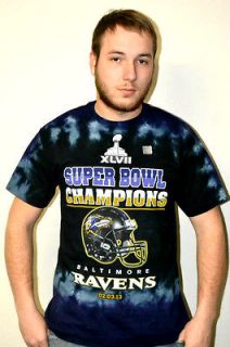 SUPERBOWL Baltimore XLVII Ravens Champions T Shirt 2XL XXL
