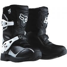 NEW FOX RACING COMP 5K KIDS PEE WEE MX OFFROAD BOOTS SIZE 12 REED