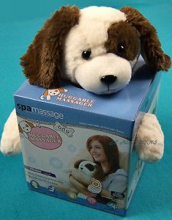 SPA MASSAGE Relaxation Therapy Huggable Dog Massager Neck and Back