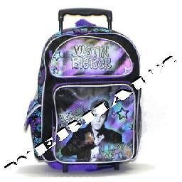 Justin Bieber Rolling backpack I Love Justin, New