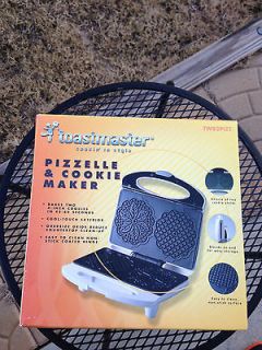 TOASTMASTER PIZZELLE and COOKIE MAKER