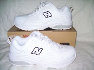 NEW BALANCE 622 walking training sneaker shoe men size 8 white