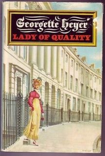 Lady of Quality HC Book Club ed Georgette Heyer Regency Romance