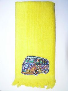Hippy bus hand bath TOWEL van  cute hippie camper