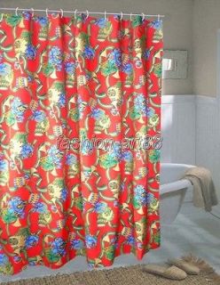 Christmas Gift Picture Design Bathroom Fabric Beautiful Shower Curtain