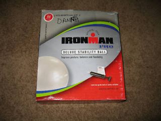 IRON MAN PRO DELUXE STABILITY BALL   55 CM   NEW