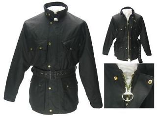 Wax cotton Motorcycle jacket XLarge