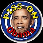 Barak Obama Toilet Urinal Sticker Waterproof (or Bumpersticker) by