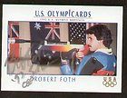 Robert Foth signed autograph auto 1992 Impel U.S. Olympic Hopefuls
