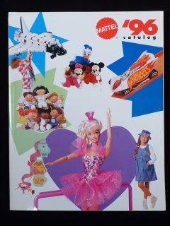 BIG Mattel 1996 Dealer Toy Catalog Barbie Fashion Avenue Hot Wheels