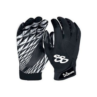 New SoSportz I Black/White Football Gloves (Small)