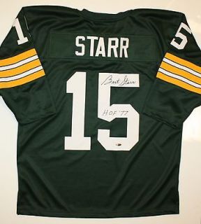 Bart Starr Autographed Green Bay Packers TB Jersey  TriStar