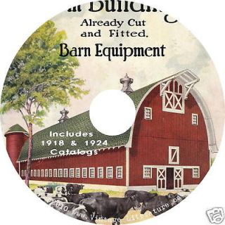  Honor Bilt Barn Plan Catalogs {1918 & 1924} on CD