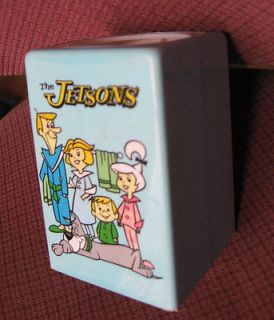1990 Hanna Barbera The Jetsons The Flintstones dixie cup dispenser