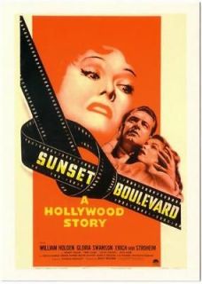 Sunset Blvd. Boulevard 1950 Movie • Postcard