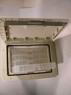 TEMPRESS T4100 SLAM HATCH BUILT IN TACKLE / ACCESSORY BOX