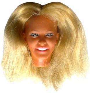 1974 BIONIC WOMAN 12 kenner doll    LINDSAY WAGNER    HEAD