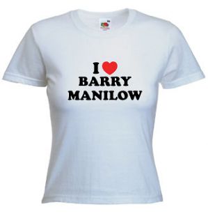 barry manilow t shirt